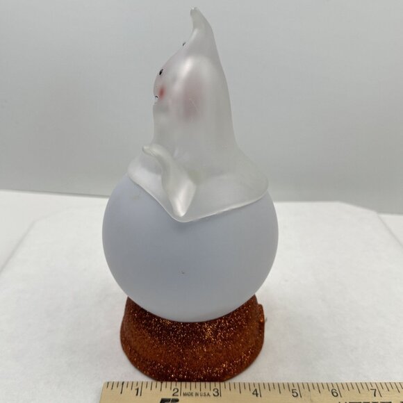 Halloween Ghost Pumpkin Light Up Decor 8.5" Glowing Bats Color-Changing Decor - Picture 15 of 17